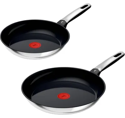 Obrázok produktu pre Sada hrncov Tefal Emotion, nerezová oceľ, 2 kusy (priemer 28 cm, priemer 24 cm)