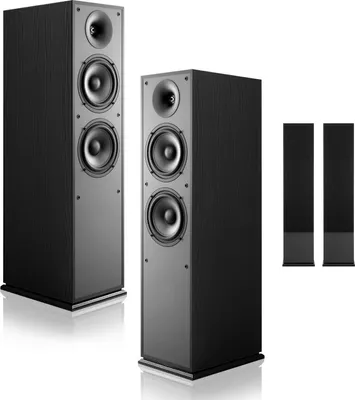 Produktbild von Standlautsprecher Paar - 2-Wege HiFi - 2,5 cm Hochtöner - 2 x 16,5 cm Tieftöner - 400 W Spitzenleistung - 65 Hz–20 kHz - Robustes MDF-Gehäuse