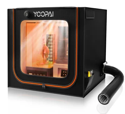 Imagen del producto de Protección para impresoras 3D que filtra partículas y cuenta con sistema de ventilación