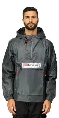 Productafbeelding van Geographical Norway WW4243H/GN - Donkergrijze, overgangsjas voor heren