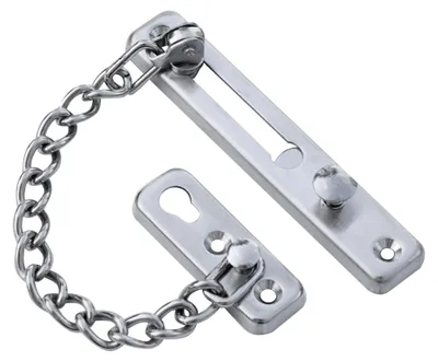Produktbild von Türsicherung Sicherheitskette aus Silber