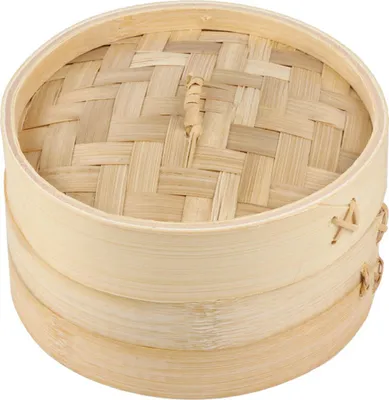 Produktbild von Belüftung Holz Bambus Dampfer mit Deckel Hochzeit Liefert Dampfer Korb Küche Werkzeug