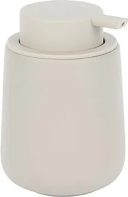Produktbild von Mondra Seifenspender taupe Soft-Touch, Ø 9 cm, Höhe 12,6 cm, 300 ml