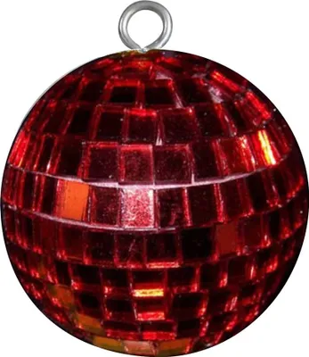 Produktbild von Discokugel 5cm Rot / Mirrorball 5cm Red