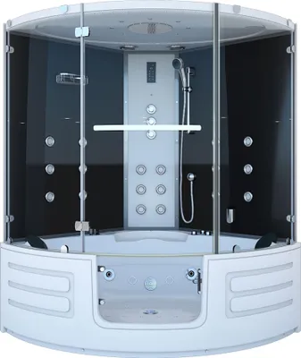 Produktbild von Dampfdusche Whirlpool Dusche Duschkabine K70-SW-TH-SC 150x150cm