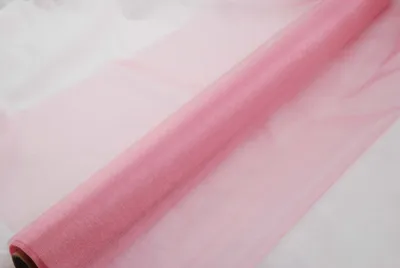 Produktbild von Organza pink 10 m x 70 cm - Dekostoff