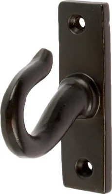 Produktbild von Hängender Haken Gusseisen Antike Vintage Stil Haken 20mm x 70mm Schwarz