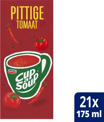 Produktbild von Unox Cup-a-Soup würzige Tomate 21 x 16 Gramm