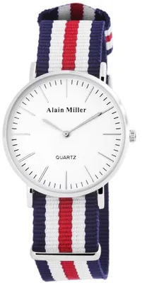 Produktbild von Alain Miller Herrenuhr mit Textilarmband