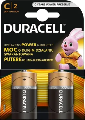 Immagine prodotto di Duracell BATTERY DURACELL C&amp;B MN1400 C 2TK