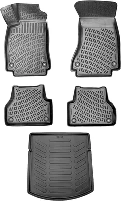 Produktbild von 3D Auto Gummimatten & Kofferaumwanne für Audi A4 (B9) S4/RS4 2015-2024