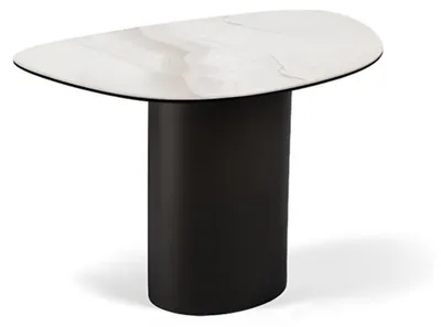 Produktbild von Beistelltisch Designer Moderner Couchtisch Metall Wohnzimmer Tisch Oval