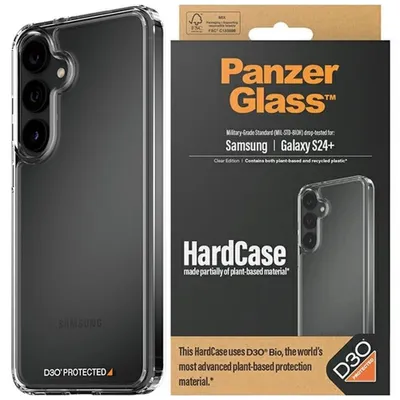 Zdjęcie produktu dla PanzerGlass ® HardCase Transparent w. D3O® Samsung Galaxy S24+, Pokrowiec, Samsung, Samsung - Galaxy S24 Plus, Przezroczysty