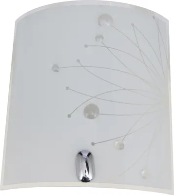 Produktbild von Näve Leuchten Wandleuchte Wandleuchte Wandleuchten - Wandleuchte, Wandlampe aus Metall und Glas in weiß, 22 cm hoch, 10 x 20 cm, E27-Fassung