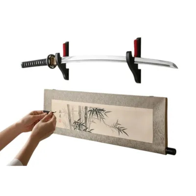 Immagine prodotto di Supporto da parete per oggetti da collezione e decorazioni GXWOOD-05 | Supporto da parete in MDF per esposizione e presentazione | Distanza personalizzabile