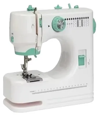 Image de Machine à coudre portable, 12 points de couture intégrés, éclairage LED, couleur blanche