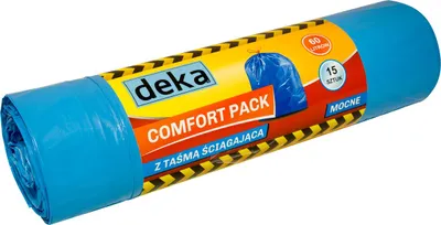 Immagine prodotto di Comfort Pack Sacchi Blu Con Nastro Adesivo 60L A15