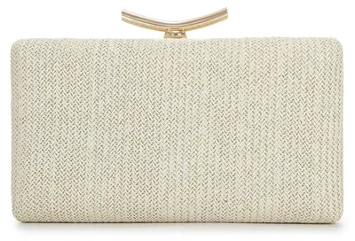 Immagine prodotto di Solidchoice - Pochette in paglia intrecciata, ideale per matrimoni e feste