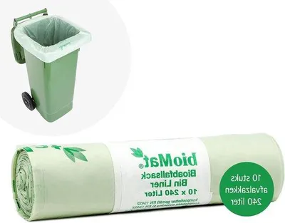Immagine prodotto di Sacchi per rifiuti compostabili da 240 litri per rifiuti organici