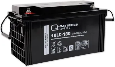 Image de Q-Batteries 12LC-130 / 12V - 128Ah Batterie au plomb type AGM - Deep Cycle VRLA