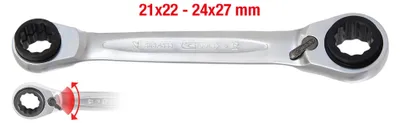 Image de KS TOOLS® 4 in 1 GEARplus Ringschlüssel 1 St.