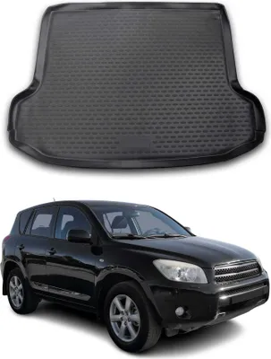 Immagine prodotto di Tappetino per bagagliaio Vassoio per Toyota RAV4 L 2005-2012 Gomma TPE Nero