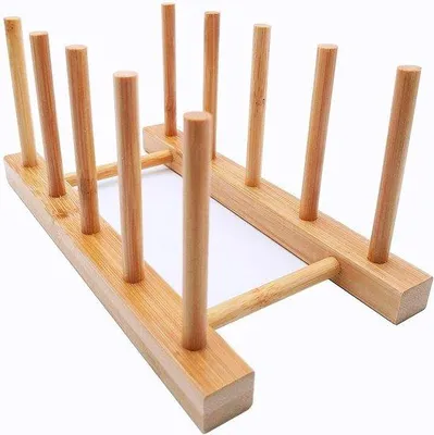 Immagine prodotto di Tagliere in legno con ripiano e 4 scomparti per la cucina