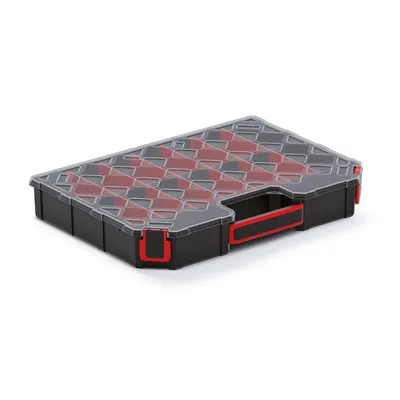 Produktbild von Multifunktionaler Organizer mit Trennwänden Toolbox für Werkstatt Werkzeugkoffer 39x28,4x6cm.