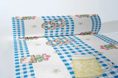 Produktbild von Airlaid Tischläufer Bayern O'zapft is, 40 cm x 24 m, 1 Stück - Mank