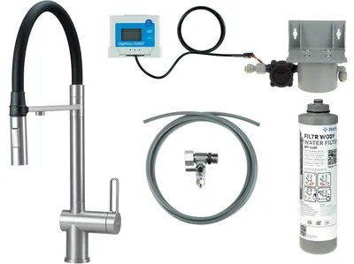 Productafbeelding van Keukenmengkraan met waterfilterset, flexibele uitloop