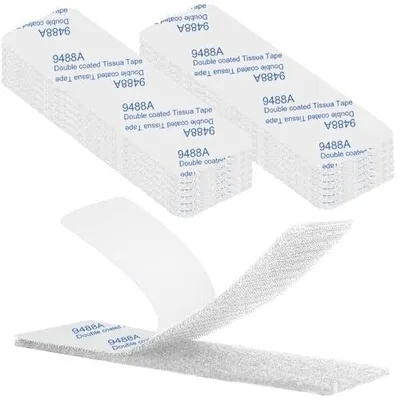 Zdjęcie produktu dla Rzepy samoprzylepne dwustronne mocne do szycia 12 sztuk 3X10CM