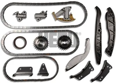 Produktbild von HEPU 21-0412 Steuerkettensatz Steuerkette für HYUNDAI H-1 Travel (TQ) für KIA SORENTO I (JC)