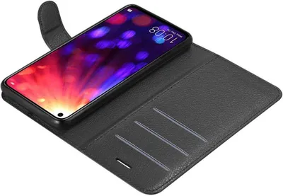 Zdjęcie produktu dla Etui Cadorabo do Honor View 20 z czarną obudową ochronną na telefon komórkowy z magnetycznym zamknięciem