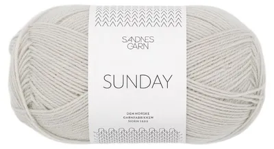 Produktbild von Sandnes Sunday 50g - Wolle 3820 pearl grey