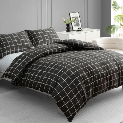 Zdjęcie produktu dla Komplet poszewek na kołdrę - mikrofibra - 2 sztuki - 135 x 200 cm