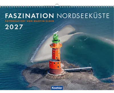 Obrázek produktu pro Kalender 2027 Nordseeküste Luftbilder Ostfriesische und Nordfriesische Inseln