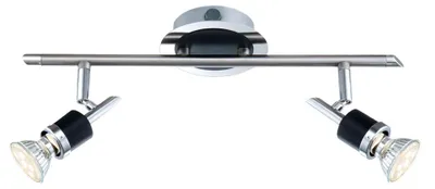 Produktbild von LED Deckenlampe, Chrom schwarz, L 38 cm