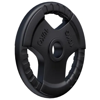 Produktbild von GORILLA SPORTS® Hantelscheiben - Einzeln 1,25-25kg / Set 30kg, 50mm, Gripper, Guss, Gummi - Gewichtsscheiben, Olympia Gewichte, Langhantel, Hantel