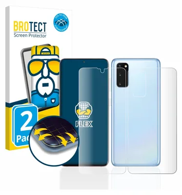 Product packaging and screen protectors for a smartphone.