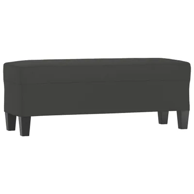 Obrázok produktu pre Lavica tmavosivá 100x35x41 cm látka z mikrovlákna