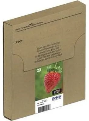 Produktbild von Epson Multipack 4-colours 29 EasyMail, Cyan, Schwarz, Magenta, Gelb, Epson, Standardertrag, 5,3 ml, 14,9 ml, Strawberry