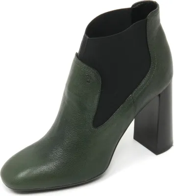 Produktbild von B9644 TOD'S Gummi T95 grün/schwarz Schuh Stiefel Frau