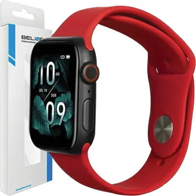 Zdjęcie produktu dla Beline Pasek Apple Watch Silicone 38/40/41Mm Czerwony /Red
