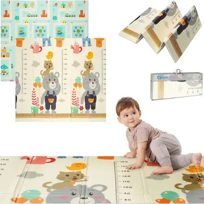 Produktbild von Humbi Obojstranná skladacia penová podložka XPE 200x180x1 Ulice