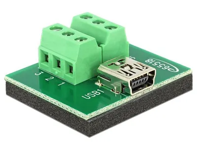 Produktbild von Adapter Terminalblock - Mini USB B Buchse