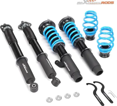 Image de maXpeedingrods Kit de suspension à vis filetées Amortissement réglable pour BMW Série 3 E46 330i 98-05