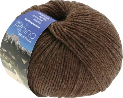 Produktbild von Lana Grossa - Alpina Landhauswolle 0003 dunkelbraun
