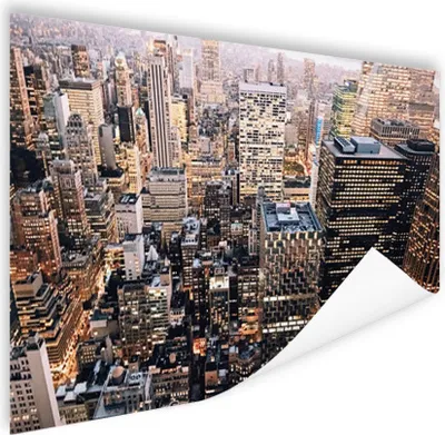 Produktbild von MuchoWow® Poster New York - NYC - Amerika 160x120 cm - Foto Plakat