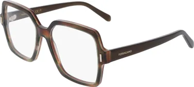 Produktbild von Ferragamo SF3031 Striped brown green 56/17/145 Damen Brillen