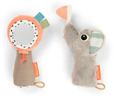Immagine prodotto di Done By Deer Set festivo con specchio sensoriale e sonaglio Multicolore Bambini Multicolore Taglia unica
